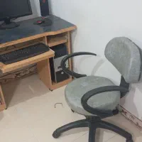 میز کامپیوتر به همراه صندلی جک دار