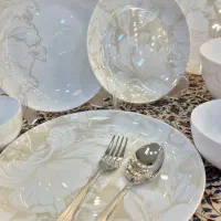 سرویس غذاخوری آرکوپال قالب گردگل جدید1(۲۶پارچه)