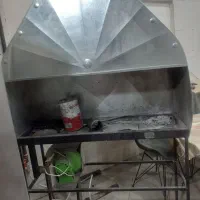 منقل کبابی همراه با دمنده هوا