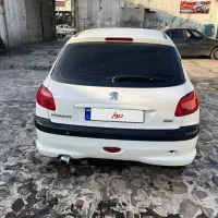 206 سفید ۱۳۹۵|خودرو سواری و وانت|بابل, |دیوار