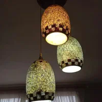 لوستر|لوستر و چراغ آویز|بیرجند, |دیوار