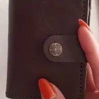 کیف پول مردانه چرم دست دوز
