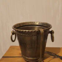 ظرف یخ برنجی