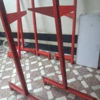 قفسه مغازه و پایه وسط و دیوار کوب و کفی کار کرده