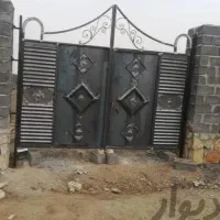 درب فلزی سه قاب عرض3متری و350تنوع طرح و قیمت مناسب