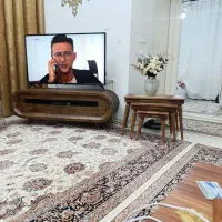 زیر تلویزیون چوب راش
