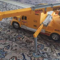 ماشین جرثقیل معاوضه با کامیون بزرگ