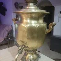 سماور زغالی روسی  قدیمی و عتیقه 80ساله انتیک