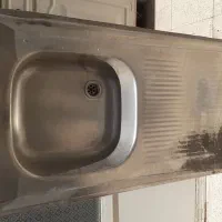 سینک ظرفشویی ۱۰۰×۵۰ استیل