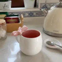 ماگ پاپیون رنگی سرامیکی