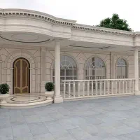 سنگ کاری نمای ساختمان