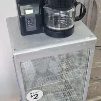 یخچال فول شیشه چراغ دار به همراه قهو جوش aeg المان