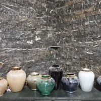 جا گلدونی شیشه ای