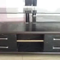 میزتلویزیون ام دی اف و شیشه