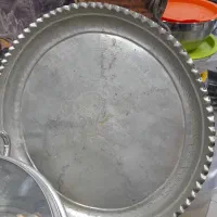 سینی مس قدیمی سفید