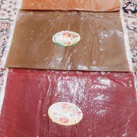 لواشک متری شکلاتی سه‌رنگ