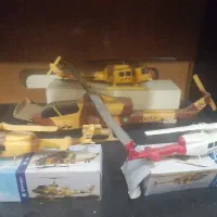 ۴عدد ماکت هلی کوپتر باجعبه فقط جمله.