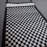 پشتی شطرنجی دستباف