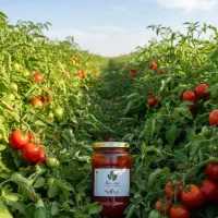 رب گوجه خانگی شیشه ۶۵۰ گرمی