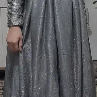 لباس مجلسی نقره ای