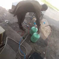 گاز کولر پنچرای ۵م با گاز اصلی