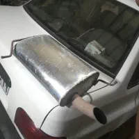 اگزوز دست‌ساز  با ورق ضخبم  یک‌ونیم