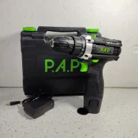 دریل پیچ گوشتی شارژی 12 ولت تک باتری پی ای پی PAP