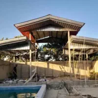 شیروانی پوشش سوله خرپا نما لمبه الاچیق در تهران