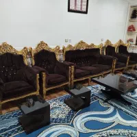 مبل سلطنتی ۷نفره با میز عسلی