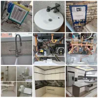 تعمیر پکیج آبگرمکن کولر شیرآلات روشویی وکابینت