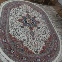 فرش ۶ متری بیضی نگین ۱۲۰۰ شانه