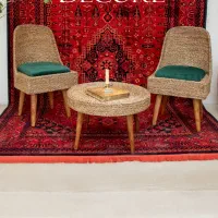 صندلی و میز حصیری