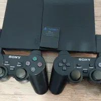 کنسول ps2 دو دسته بیسیم