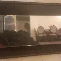 اینه با دور قاب چرم