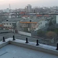نرده شیشه ای و استیل کف پله پلی وود کرکره برقی