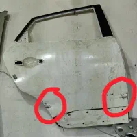 درب عقب راست جک s5سفیدبیرنگ اصلی