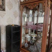 بوفه تمام چوب با کنده کاری دستی