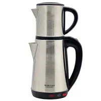 چایی ساز روهمی سیلور کرست استیل درجه‌یک سنگین