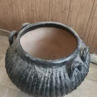 گلدان سفالی بزرگ