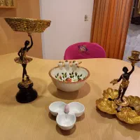 کاسه قدح و میوه خوری و شکلات خوری دکوراتیو