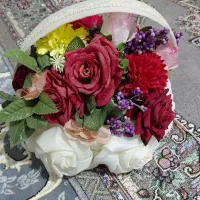 گل تزئینی|گل مصنوعی|قرچک, باقرآباد|دیوار