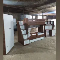 تخت دوطبقه 2طبقه پله منبری پرند