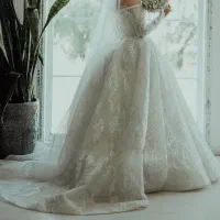 لباس عروس عربی تمام کار شده