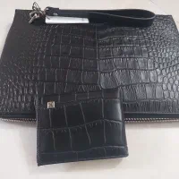 کیف دستی چرم و کیف پول جیبی درسا