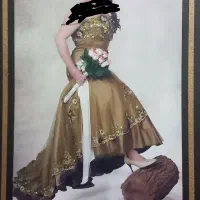 لباس نامزدی مدل ماهی طرح طاووس دنباله دار برند ترک