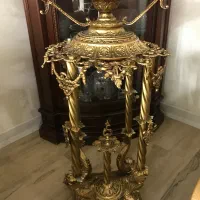 جا میوه ی کنار سالنی برنزی