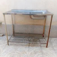 ظرفشویی تک لگن همراه با پایه