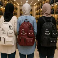 کوله پشتی طرح لبخند