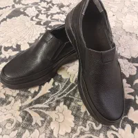 کفش مشکی مردانه  چرم گاو