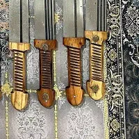 نگین چاقوی دسته چوبی